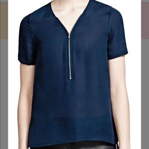 The Kooples Zip Blouse